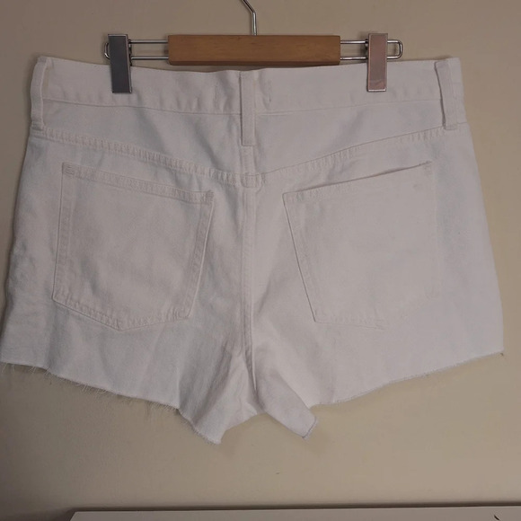 Madewell Relaxed Denim Shorts in Tile White NWT SZ 29 - Picture 7 of 8